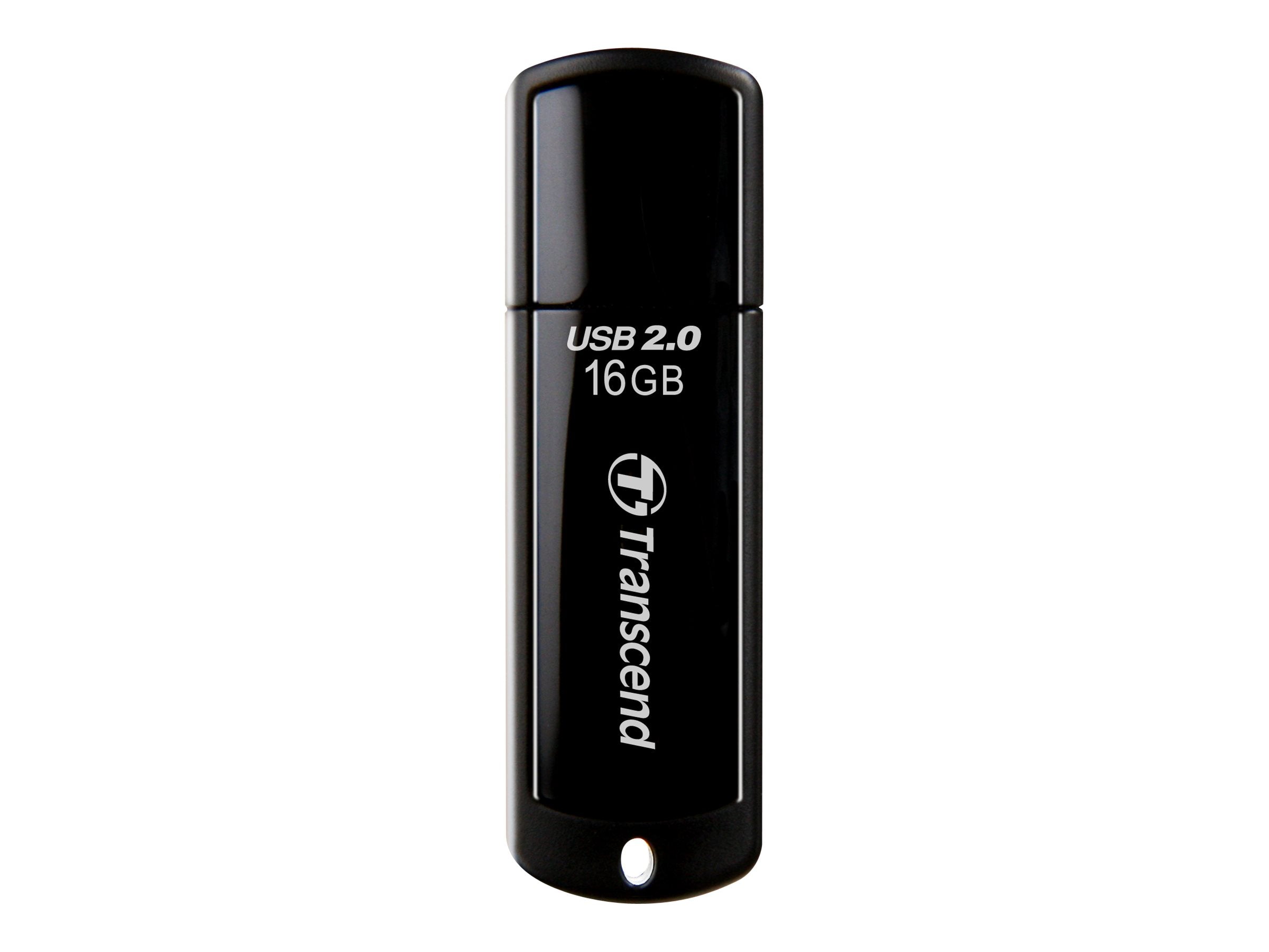 TRANSCEND 16Go Clé USB 2.0 - Noir