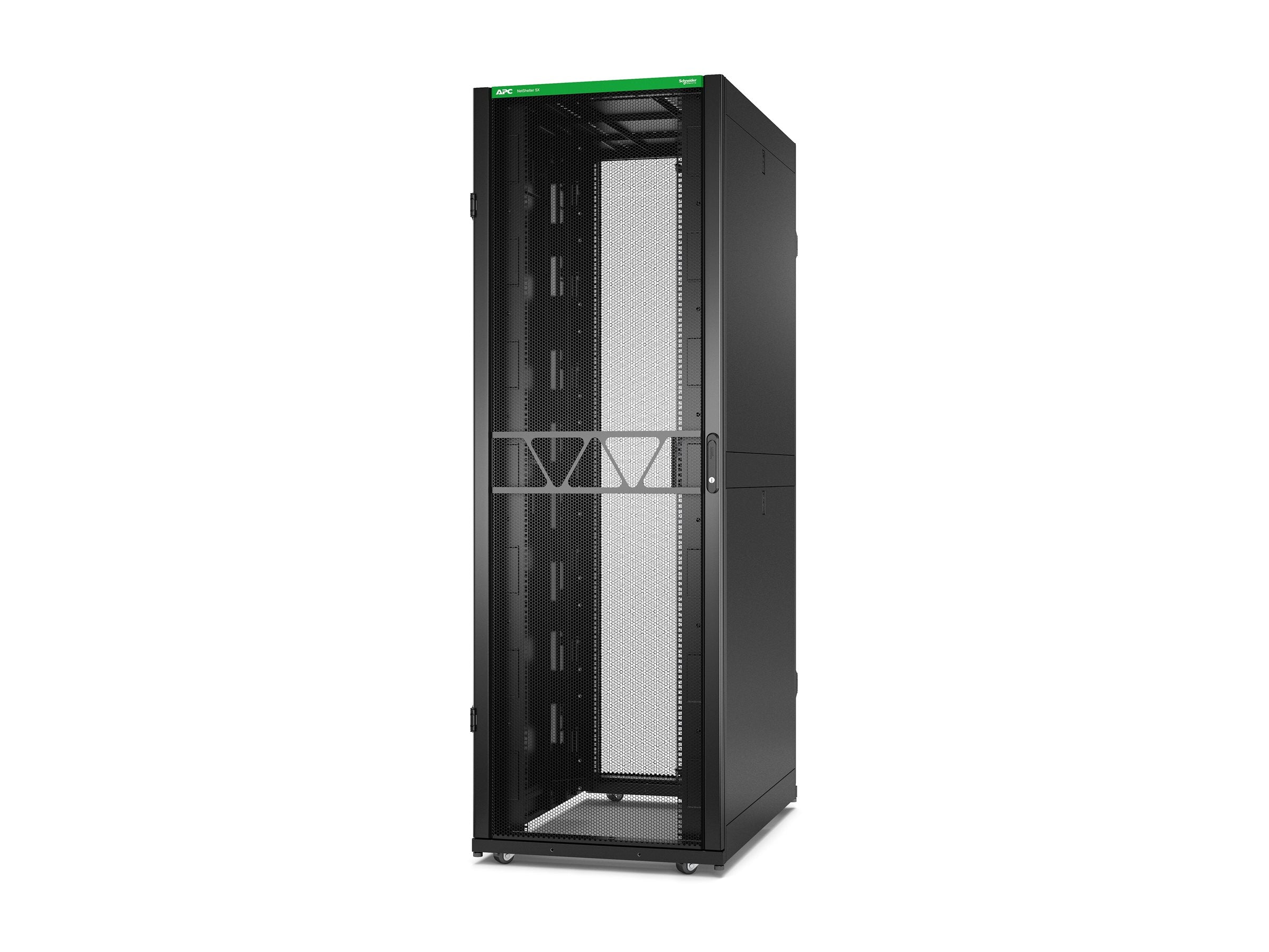APC NetShelter SX Gen 2 Rack cabinet 2258H x 750W x 1200D mm with Sides floor-standing Black 48U 19 TAA Compliant