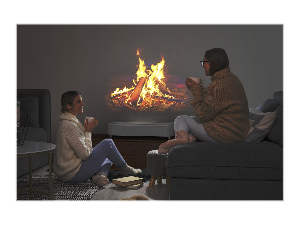 EPSON EH-LS800W Projecteur Laser UST-4K PRO-UHD Home Cinema- 16: 9- 4000 lumens-2 500.000: 1- 3x HDMI - Android TV™ Bluetooth- Blanc