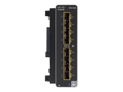 CISCO Catalyst IE3300 with 8 GE SFP Fiber ports Expansion Module