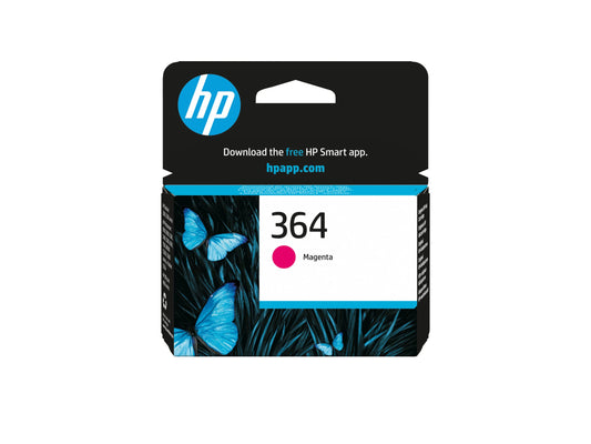 HP 364 original Ink cartridge CB319EE BA1 magenta standard capacity 3ml 300 pages 1-pack with Vivera Ink cartridge