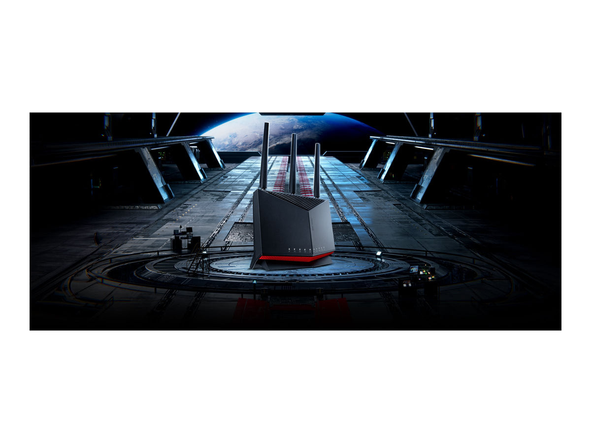 ASUS RT-BE86U BE6800 Dual-band WiFi 7 Router supports 4096-QAM Multi-link operation MLO AI WAN detection