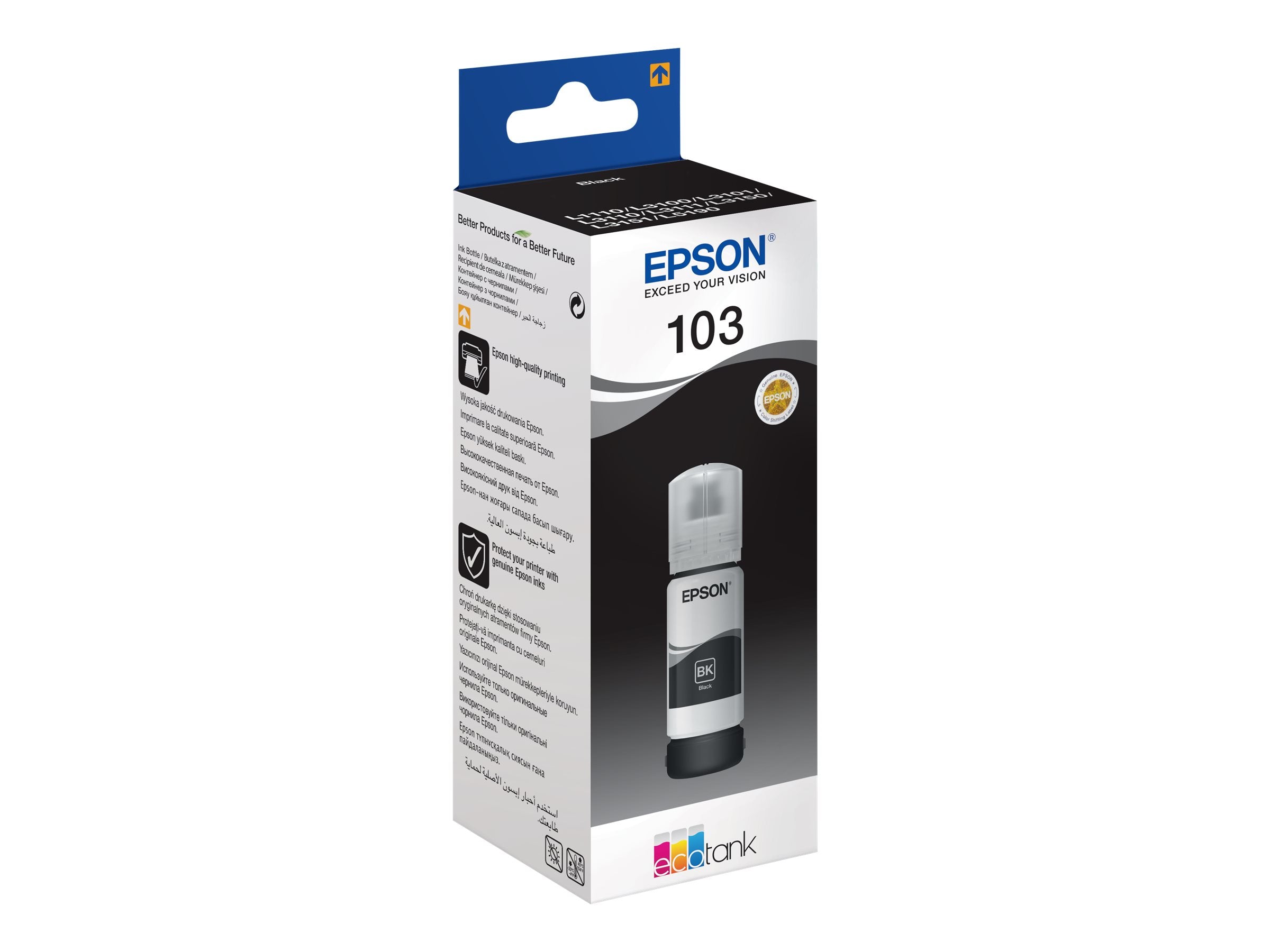 EPSON 1LB 103 EcoTank Black ink bottle local