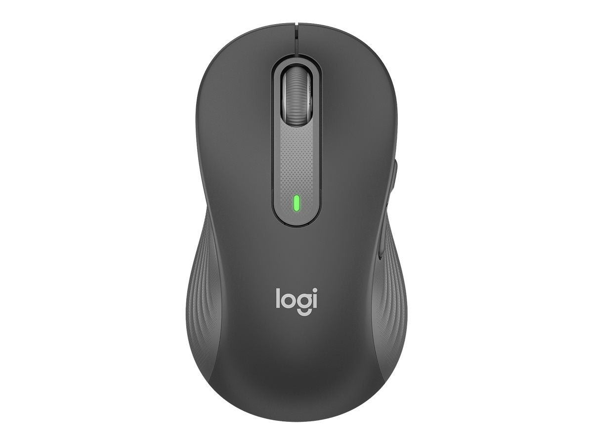 LOGITECH Signature M650 L LEFT Mouse large size left-handed optical 5 buttons wireless Bluetooth 2.4 GHz GRAPHITE