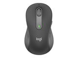 LOGITECH Signature M650 L LEFT Mouse large size left-handed optical 5 buttons wireless Bluetooth 2.4 GHz GRAPHITE