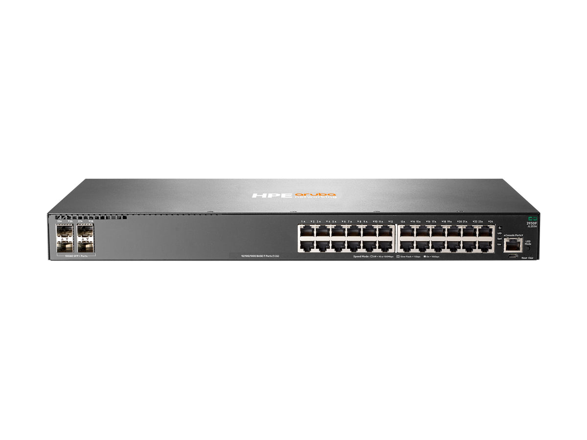HPE Aruba 2930F 24G 4SFP Switch Europe English