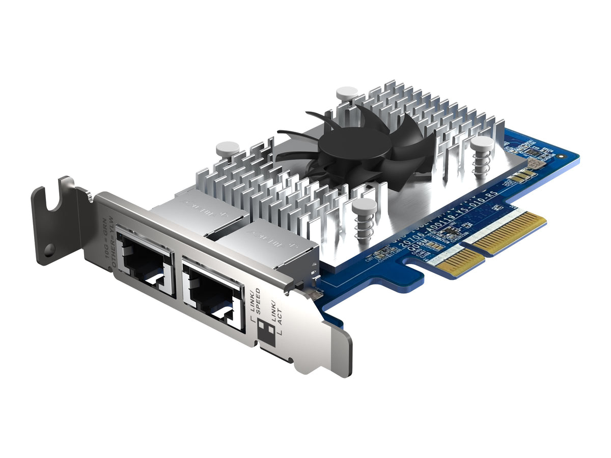 QNAP Dual-port 10GBASE-T 10GbE network expansion card Intel X710 PCIe Gen3x4