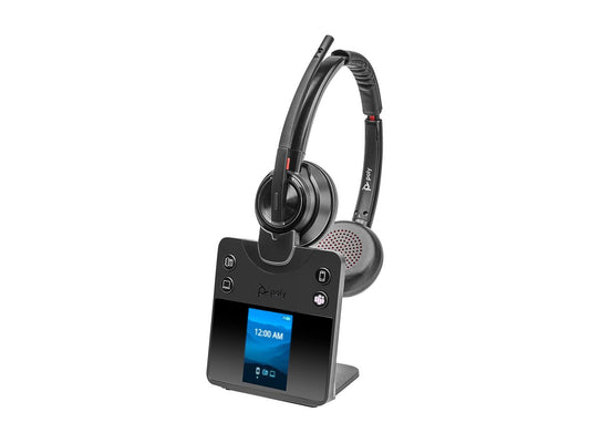 HP Poly Savi 8420 Office Stereo Microsoft Teams Certified DECT 1880-1900 MHz Headset-EURO