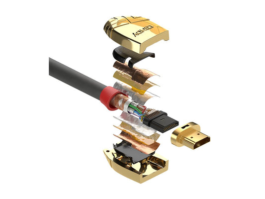 LINDY 7.5m High Speed HDMI Cable Gold male/male