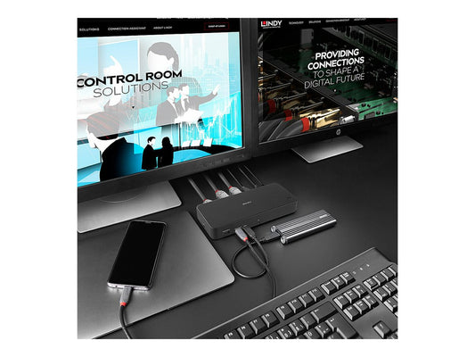 LINDY DST-Pro Universal Docking Station Hybrid