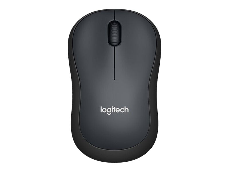 LOGITECH M220 Silent Mouse optical 3 buttons wireless 2.4 GHz USB wireless receiver charcoal