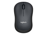 LOGITECH M220 Silent Mouse optical 3 buttons wireless 2.4 GHz USB wireless receiver charcoal