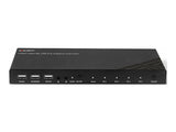 LINDY KVM Switch HDMI 18G USB 2.0 & Audio 4 Port