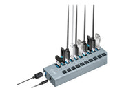 I-TEC USB 3.0 Charging HUB 10port port with external power adapter 48W 10x USB charging port for Tablets Notebooks Ultrabooks PC