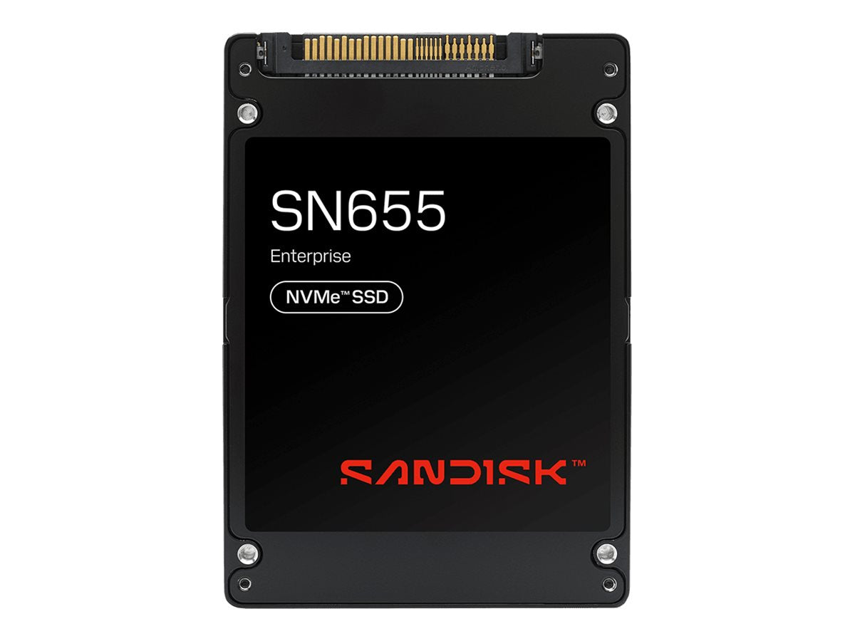 SANDISK Ultrastar DC SN655 NVMe SSD 15.36To PCIe Gen4 U.3 ISE - WUS5EA1A1ESP7E3