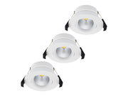 SHELLY Hilux DS8 White 3-Pack WiFi Bluetooth 8W 2200-6000K CRI95 Downlight // S3PB-04F7045601