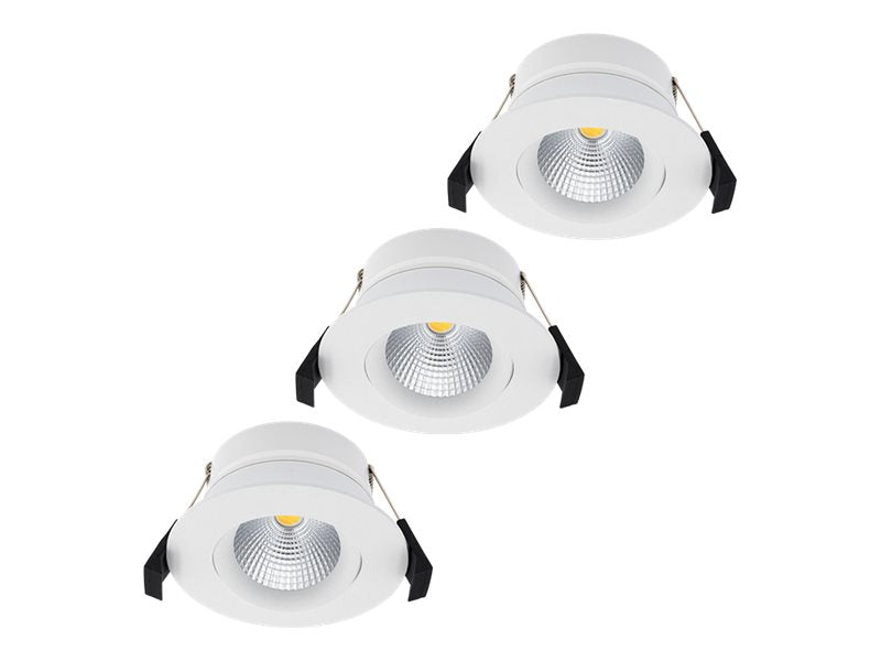 SHELLY Hilux DS8 White 3-Pack WiFi Bluetooth 8W 2200-6000K CRI95 Downlight // S3PB-04F7045601