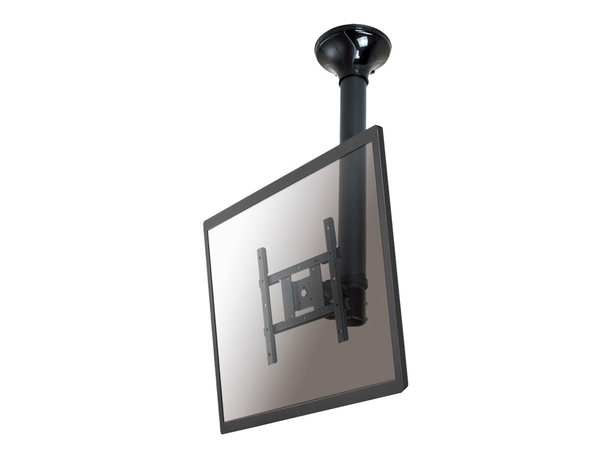 NEOMOUNTS FPMA-C200BLACK Support de plafond pour écran de 10-40p - h 64-104 cm
