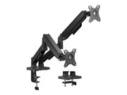 TNB ERGO - Double arm mechanical monitor stand - black