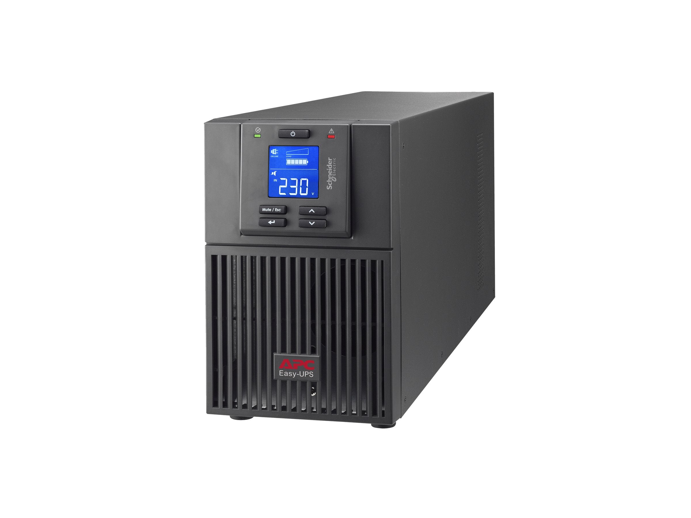 APC Easy UPS On-Line UPS tower AC 220/230/240V 900Watt 1000VA 1-phase lead acid USB serial oc 3 PFC Europe BK RAL 7010