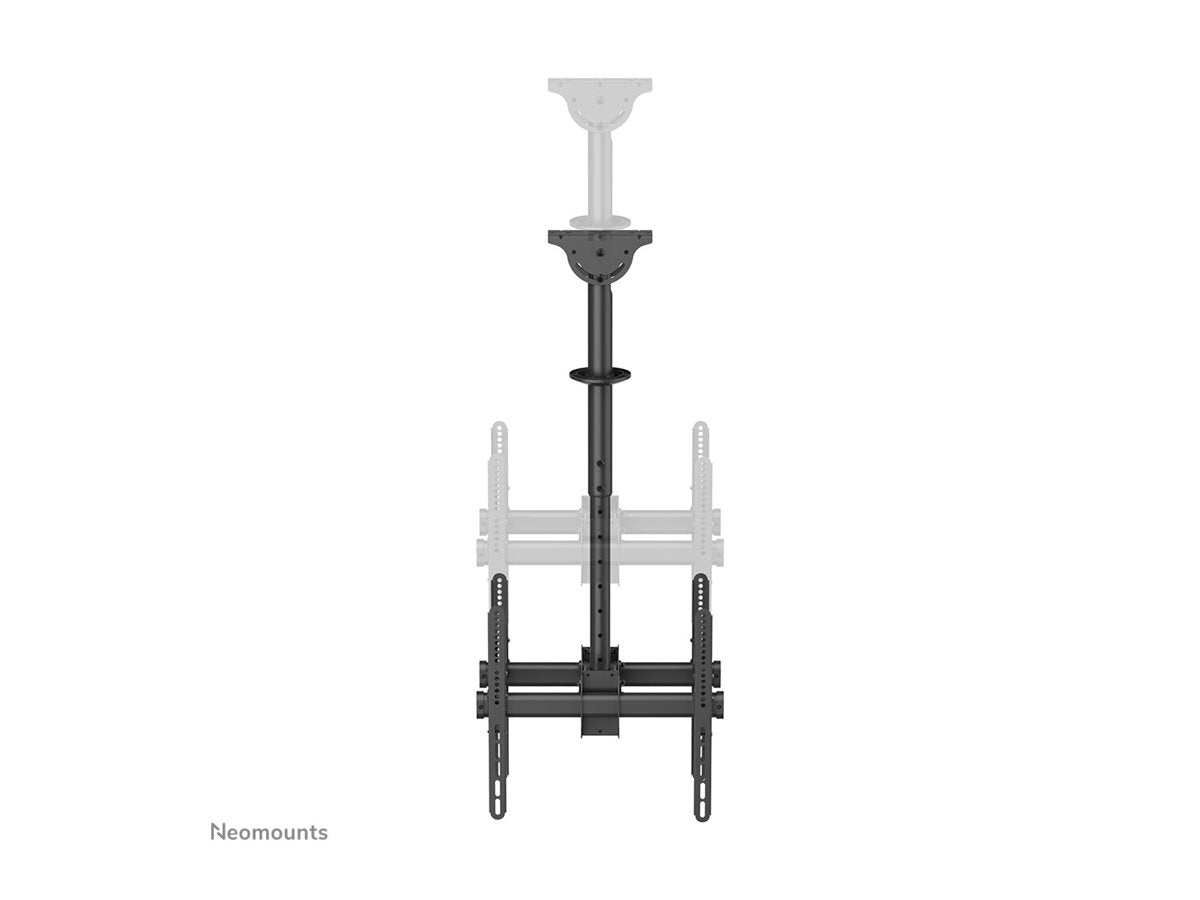 NEOMOUNTS NM-C440DBLACK Support de plafond pour double écran 32-60p - h 56-91 cm