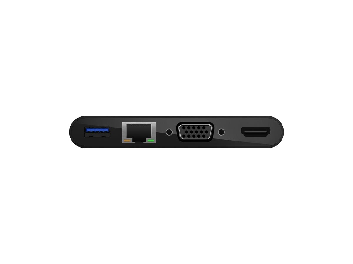 BELKIN Adaptateur Hub USB-C HDMI VGA RJ45 100w PD