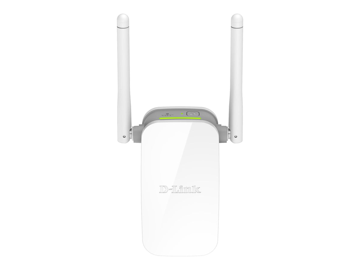 D-LINK Répéteur Wireless N 300 avec un port 10/100Mbps et 2 antennes externes WPS IEEE 802.11 b/g/n débit 300 Mbps