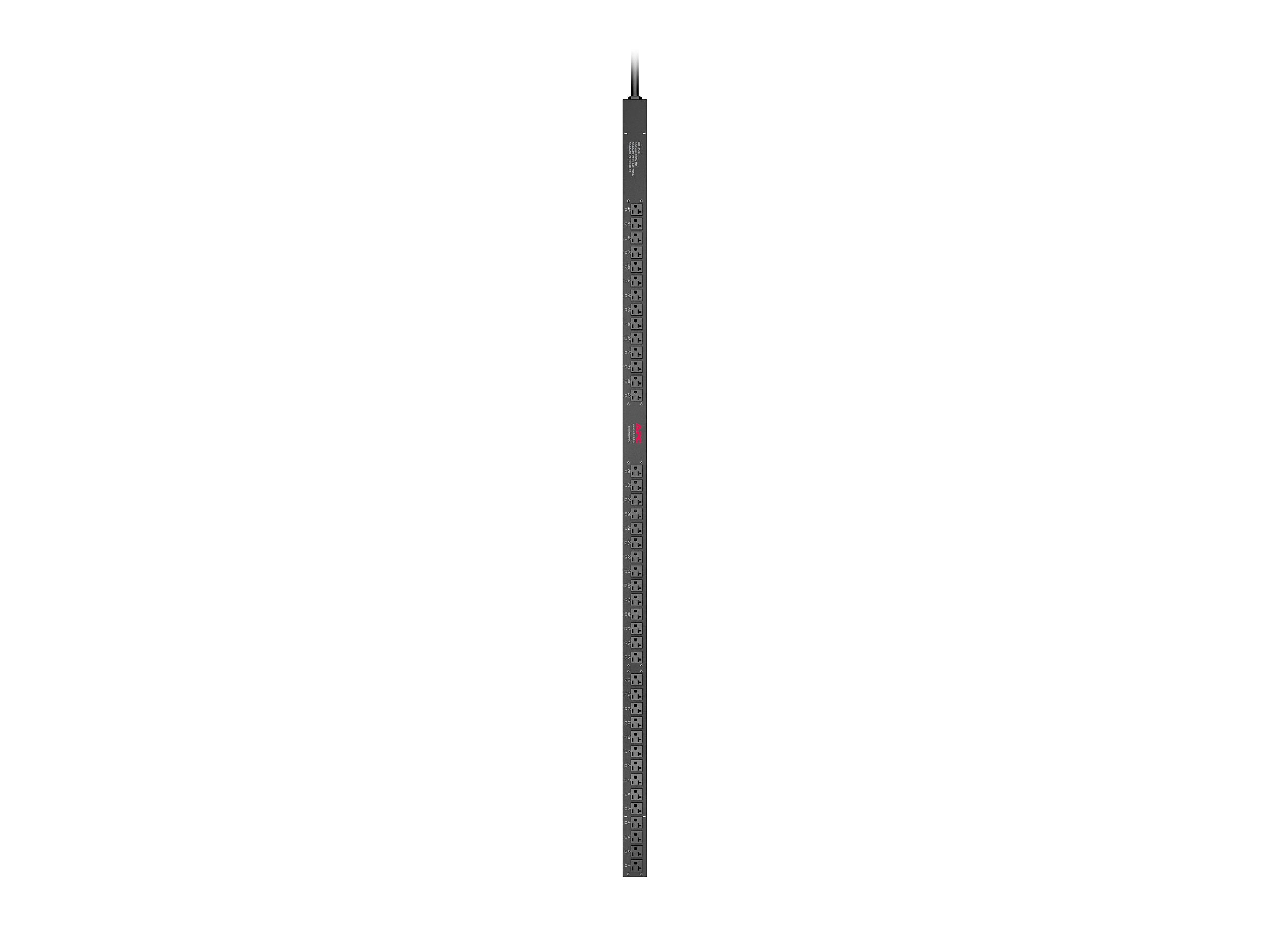 APC Basic Rack-Mount PDU Rack AC 208V 5.7 kW input NEMA L21-20 output connectors 42 NEMA 5-20 0.9m cord Black
