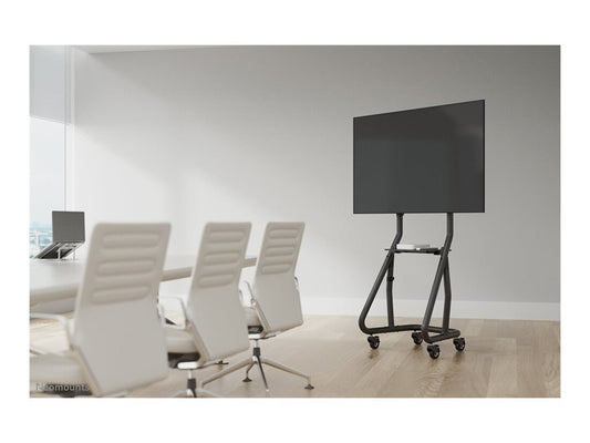 NEOMOUNTS Mobile Flat Screen Floor Stand stand+trolley height: 152-169cm 37-85p Black