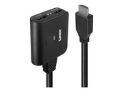 LINDY 2 Port HDMI 4K60 Splitter Cable
