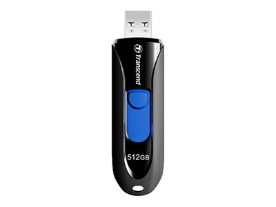 TRANSCEND 512Go USB 3.1 Pen Drive Capless Black