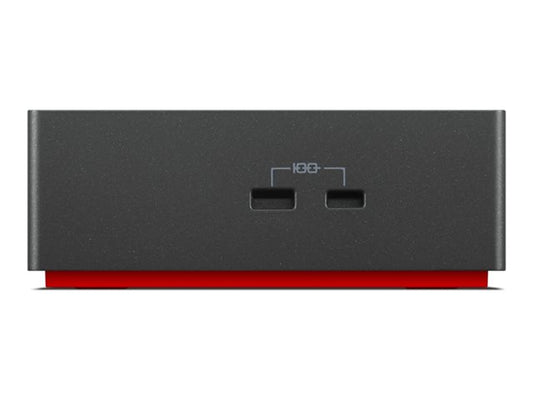 LENOVO ThinkPad Universal USB-C Dock - Station d accueil - USB-C - HDMI 2 x DP - GigE - 90 Watt - ThinkRed