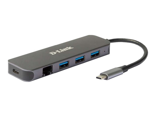 D-LINK 5in1 USB-C Mini Docking Station