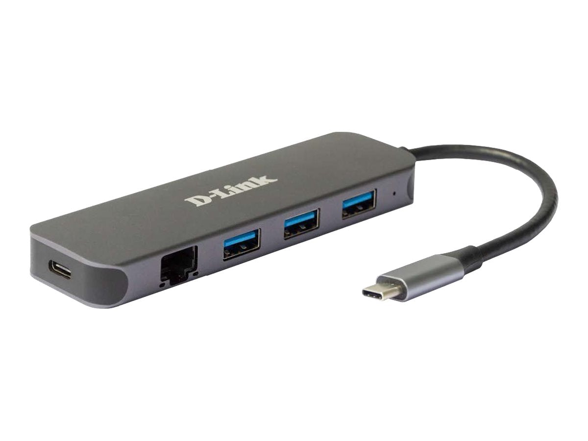D-LINK 5in1 USB-C Mini Docking Station