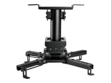 NEOMOUNTS CL25-530BL1 Support de plafond pour vidéoprojecteur - h 25.5 cm - installation facile - orientable