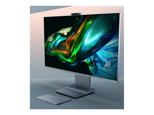 ACER Aspire S32-1856 Intel Core i7-1360P 31.5p QHD 8Go RAM 1To SSD Intel Iris Xe Graphics W11H Gris 2 ans Ordinateur Tout en un Home
