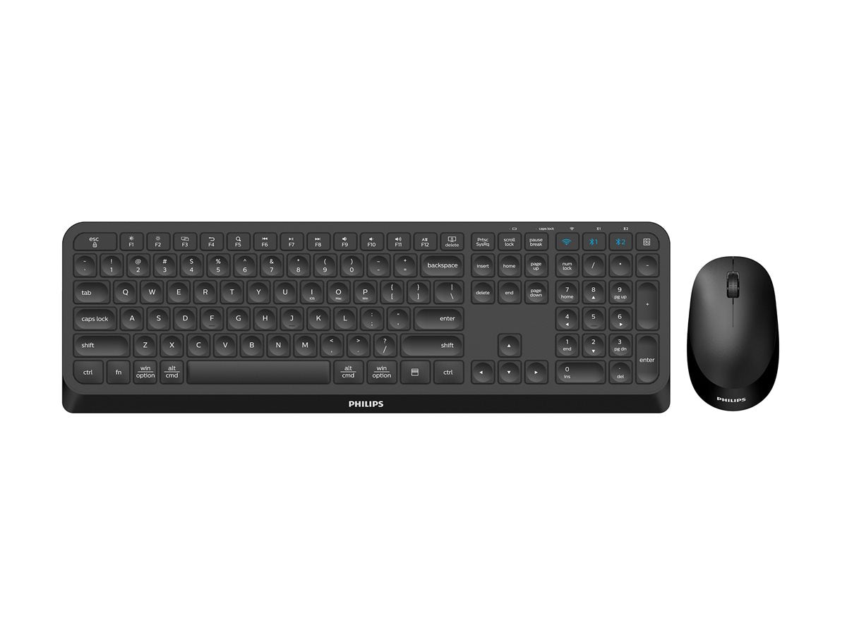 PHILIPS SPT6407B Wireless Combo Clavier/souris AZERTY Black