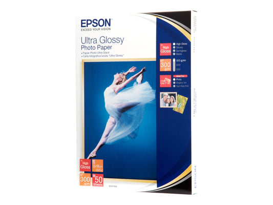 EPSON S041944 Ultra brillant photo  papier inkjet 300g/m2 130x180mm 50 feuilles pack de 1