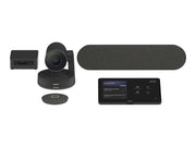 LOGITECH Medium Microsoft Teams Rooms with Tap + Rally System + Intel NUC Video conferencing kit with Intel NUC Pro Kit NUC11TNKi5