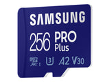 SAMSUNG PRO Plus 256Go microSDXC UHS-I U3 160Mo/s Full HD & 4K UHD memory card including USB card reader