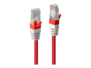 LINDY S/FTP Cat.6A Cable Red 3m LSOH incl. Testprotocol