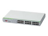ALLIED 24x 10/100/1000T unmanaged switch with internal PSU EU Power Cord Configurable with DIP Switch