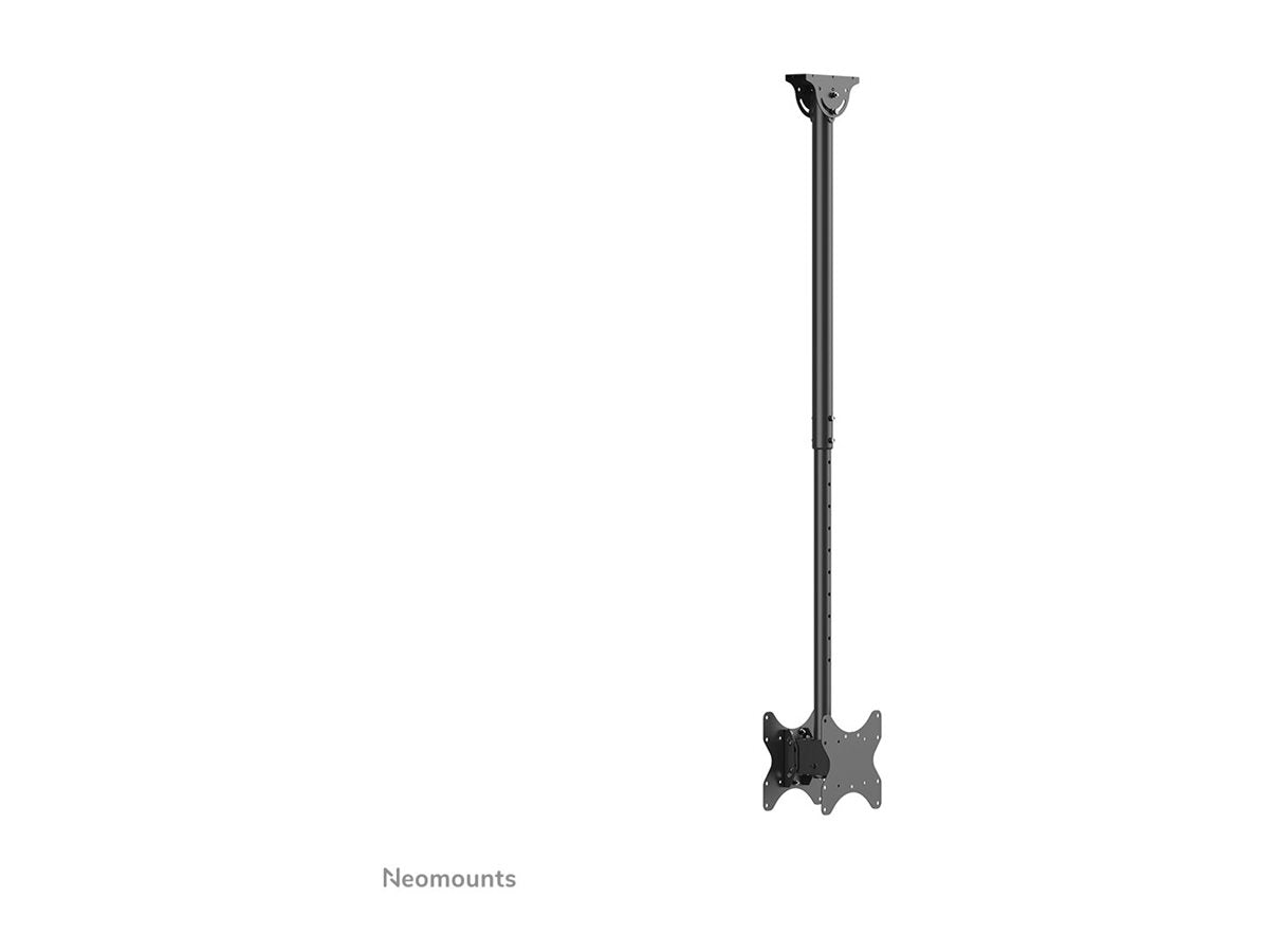 NEOMOUNTS CL35-340BL22 Support de plafond pour double écran 23-42p - h 106-156 cm