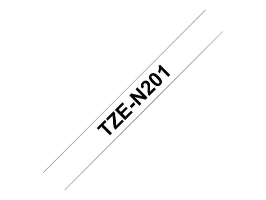 BROTHER P-TOUCH TZE-N201 noir sur blanc 3,5mm