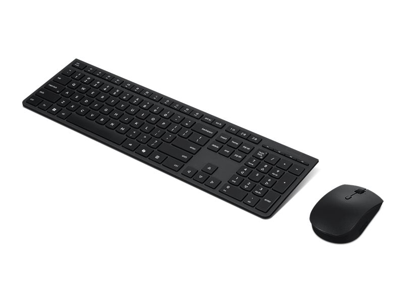 LENOVO Professional Wireless Rechargeable Keyboard and Mouse Combo AI - French