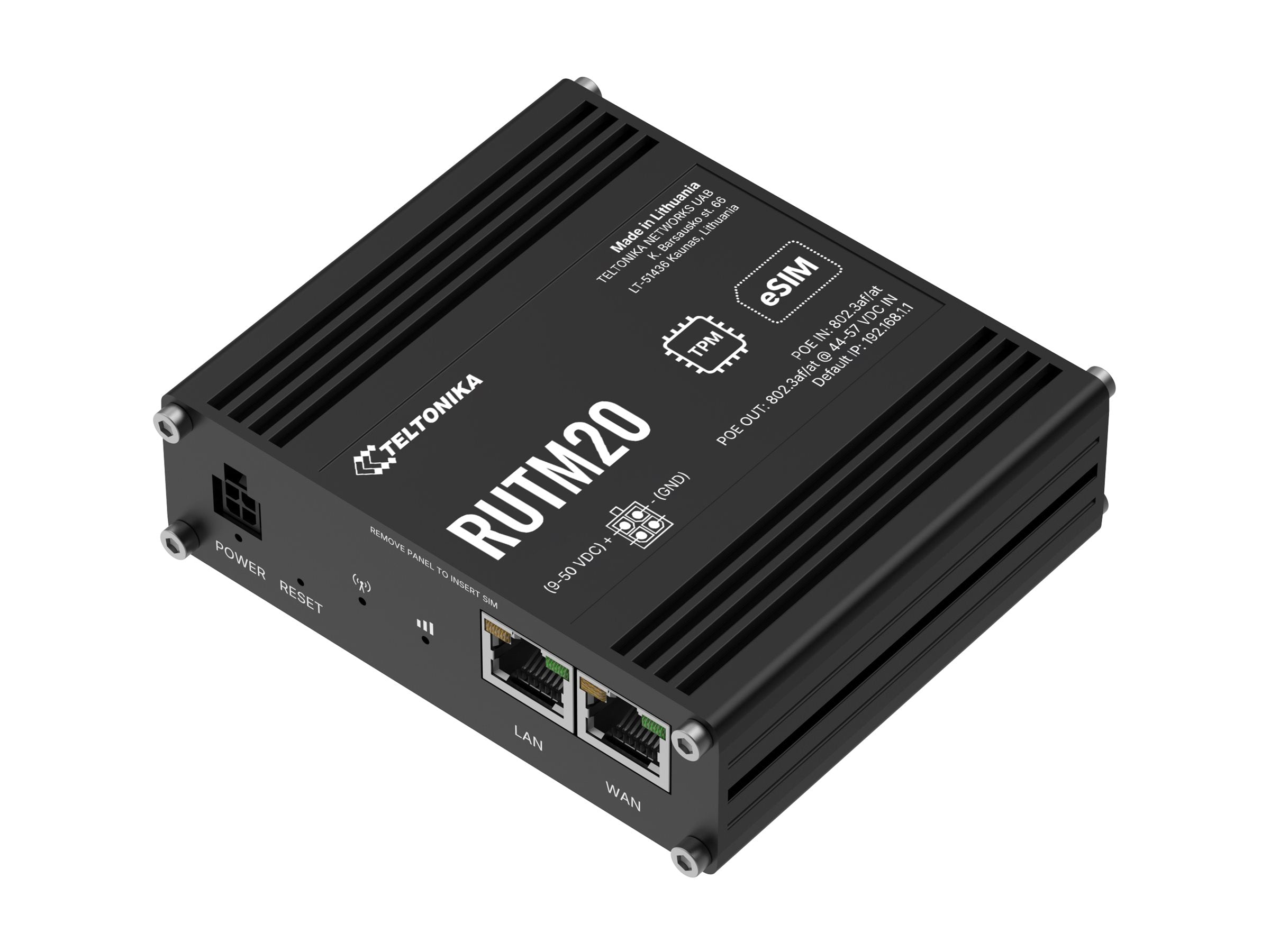 TELTONIKA NETWORKS RUTM20 Compact 5G Router