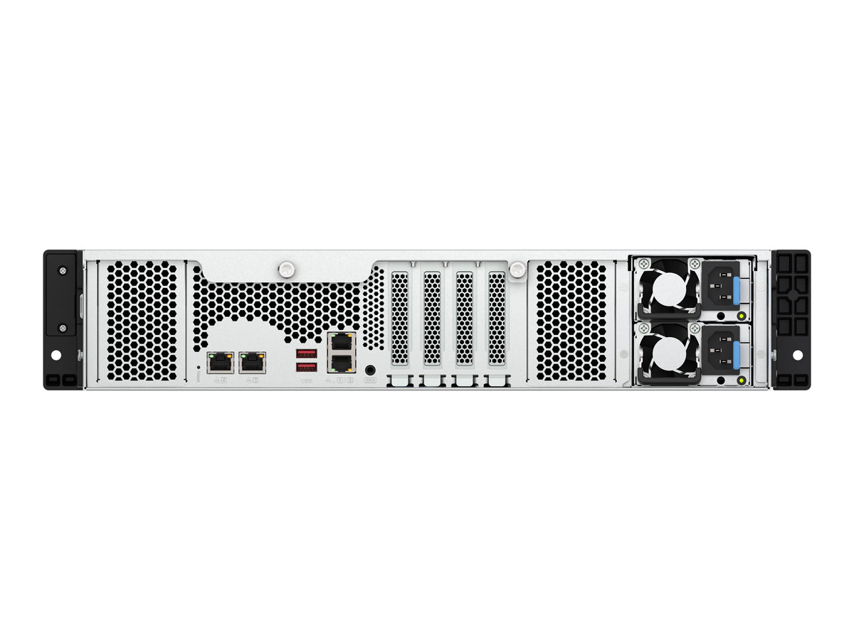 QNAP TS-h1277AXU-RP-R5-16G 2U 12-bay NAS AMD Ryzen 5 Pro 7645 6C/12T boost up to 5.1GHz 16Go DDR5 non-ECC RAM
