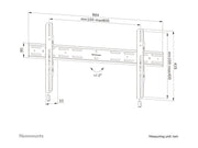 NEOMOUNTS WL30S-850BL18 Support pour écran mural 43-86p - fixe - verrouillable - installation rapide