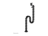 NEOMOUNTS Cable Spine Organizer for sit/stand desk frames clamp mounted black