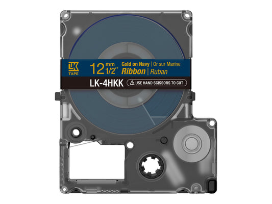 EPSON Ruban LK-4HKK - Satin - Or/Bleu marine 12/5